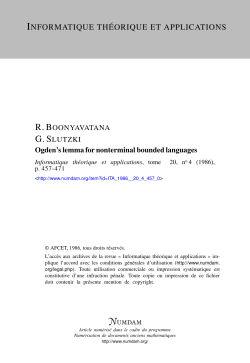 Ogden`s lemma for nonterminal bounded languages