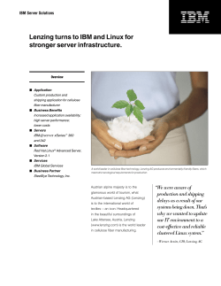 Lenzing turns to IBM and Linux for stronger