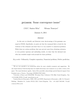poisson: Some convergence issues