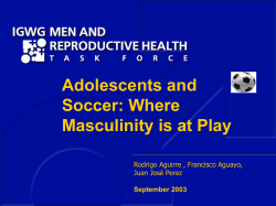 Adolescents and Soccer