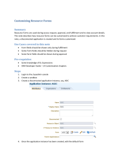 Customizing Resource Forms