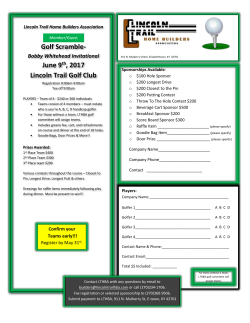 Golf Scramble - Lincoln Trail Home Builders Association