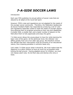 7-a-side soccer laws
