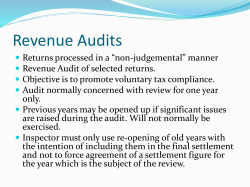 Revenue Audits - Gerard O`Brien Accountants