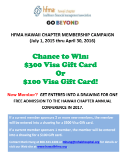 here - HFMA Hawaii Chapter Sponsors