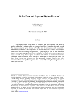 Order Flow and Expected Option Returns