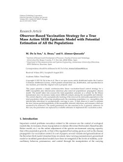 Observer-Based Vaccination Strategy for a True Mass Action SEIR