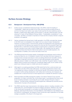 East Midlands Airport Surface Access Strategy