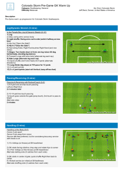 Sport Session Planner