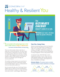 Time Flies. Energy Flows.