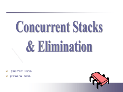 Elimination Array Push( ) Pop()