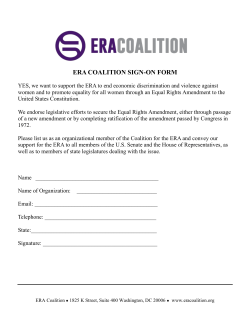 ERA COALITION SIGN