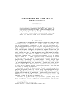 COMBINATORICS OF THE FIGURE EQUATION ON - Rose