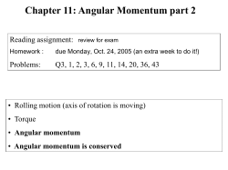 Angular Momentum part 2