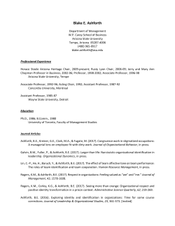 Ashforth CV_0 - ASU People Search