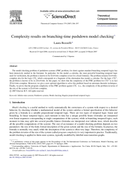 Complexity results on branching-time pushdown
