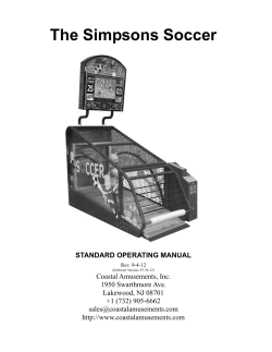 The Simpsons Soccer - Coastal Amusements