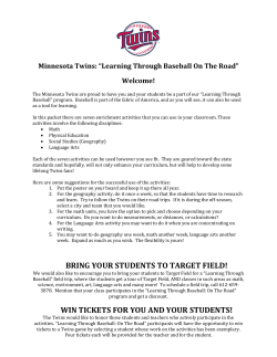 bring your students to target field! win tickets for