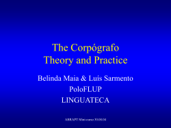 The Corp&oacute;grafo Theory and Practice