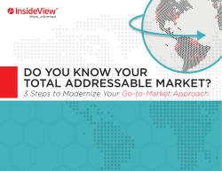 do you know your total addressable market?