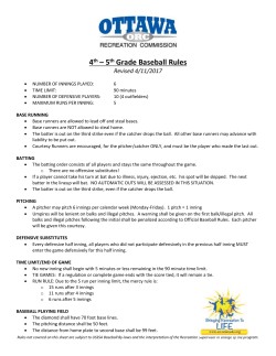 4th-5th Grade Rules - Ottawa Recreation Commission