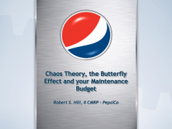 Business Management, Track 1 Chaos Theory, the