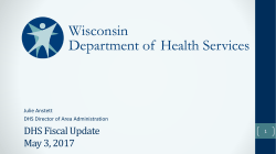 DHS - Wisconsin Human Services Financial Management