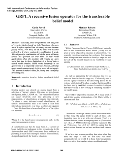 GRP1. A recursive fusion operator for the transferable belief model