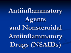 Anti-inflammatory, Antirheumatoid and Related Agents