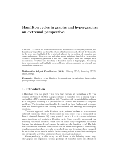 Hamilton cycles in graphs and hypergraphs: an extremal perspective