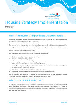 Housing Strategy Implementation