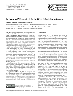 An improved NO2 retrieval for the GOME