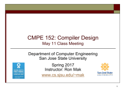 a + b*c - Department of Computer Science