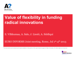 radical innovations