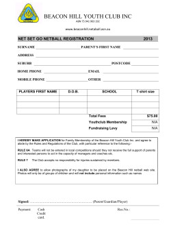 beacon hill youth club inc