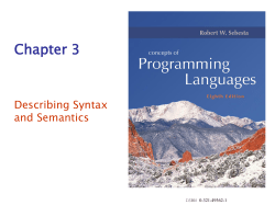 Chapter 3 Lecture Slides