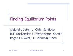 Finding Equilibrium Points