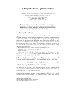 On Properly Pareto Optimal Solutions Pradyumn Kumar