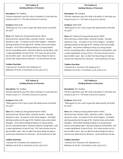 Lesson 1 Toolbox (Heart) Women