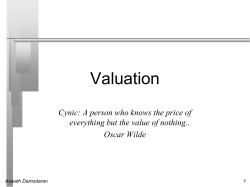 Packet 2: Corporate Finance B40.2302 - Fall 2006