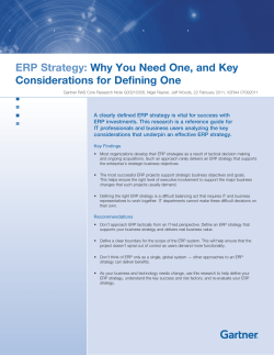 ERP Strategy: Why You Need One, and Key Considerations for
