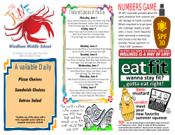 NUMBERS GAME. - Windham School Department