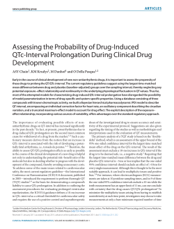 Assessing the Probability of Drug-Induced QTc
