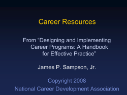 Decision-Making Skills Domain CASVE Cycle