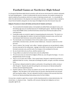 Football Games Safety and Security