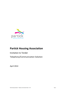 Telephony and communications tender