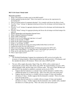 MGT 3110: Exam 3 Study Guide