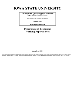 IOWA STATE UNIVERSITY