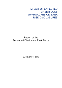 Impact of expected credit loss approaches on bank risk disclosures