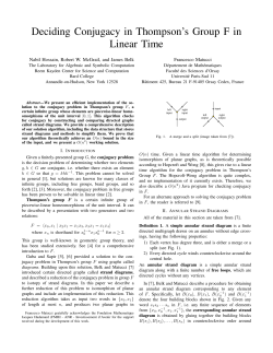 Deciding Conjugacy in Thompson`s Group F in
